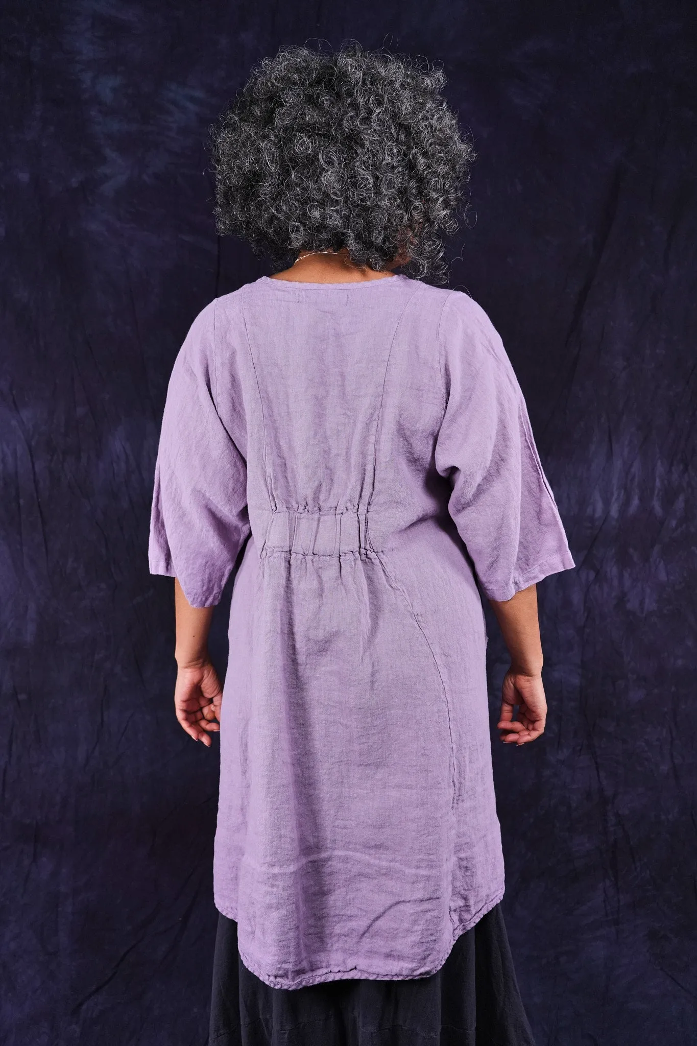 2229 Linen Posey Tunic Sea Fog-P