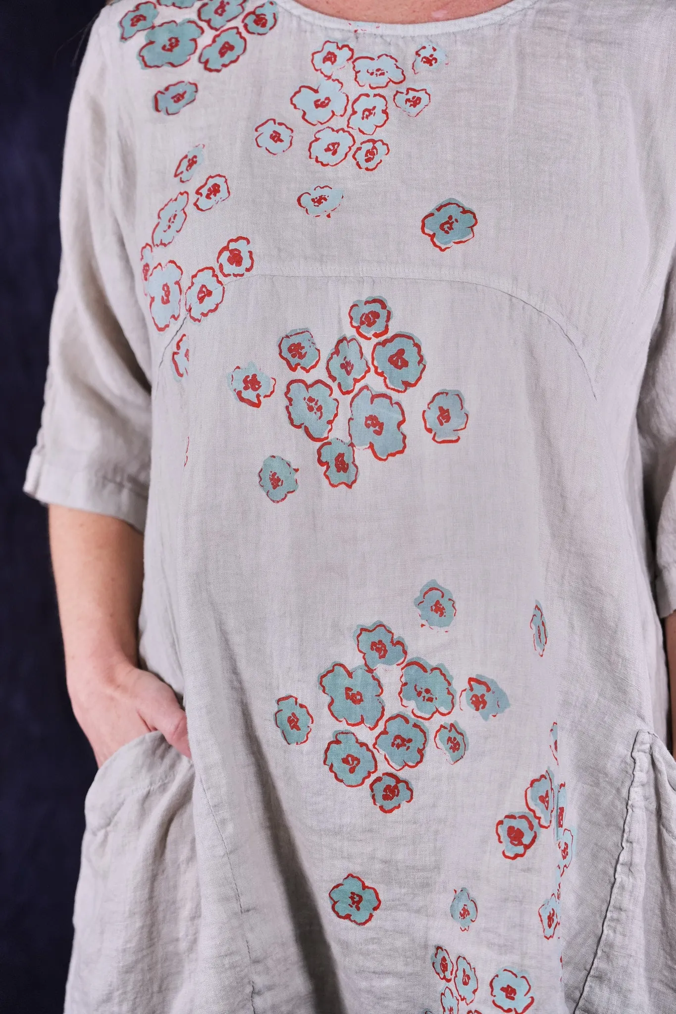 2270 Linen Urchin Tunic Clouds-P