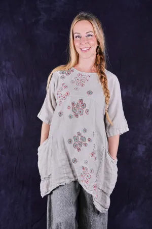 2270 Linen Urchin Tunic Clouds-P