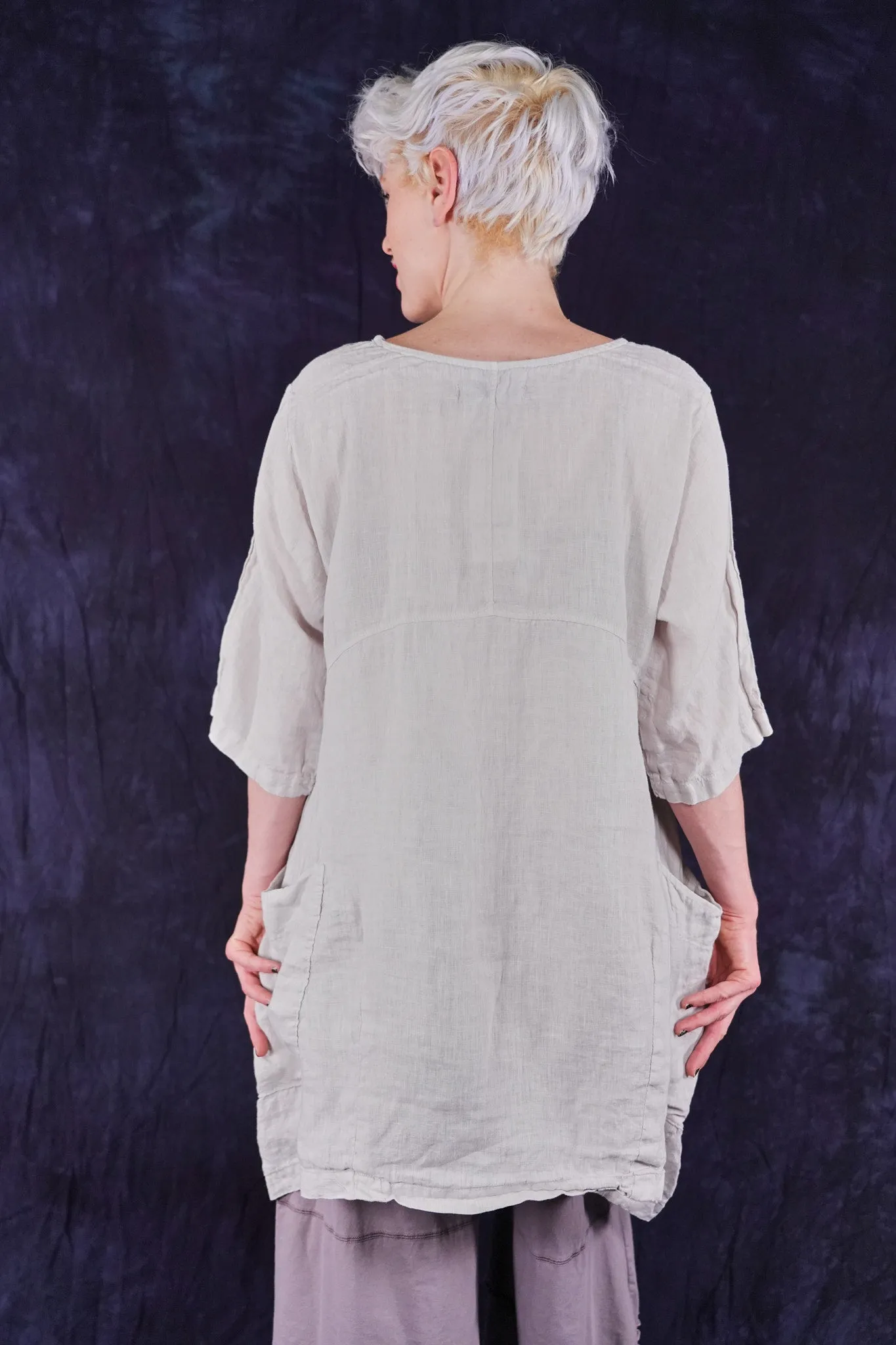 2270 Linen Urchin Tunic Pearl Smoke-P
