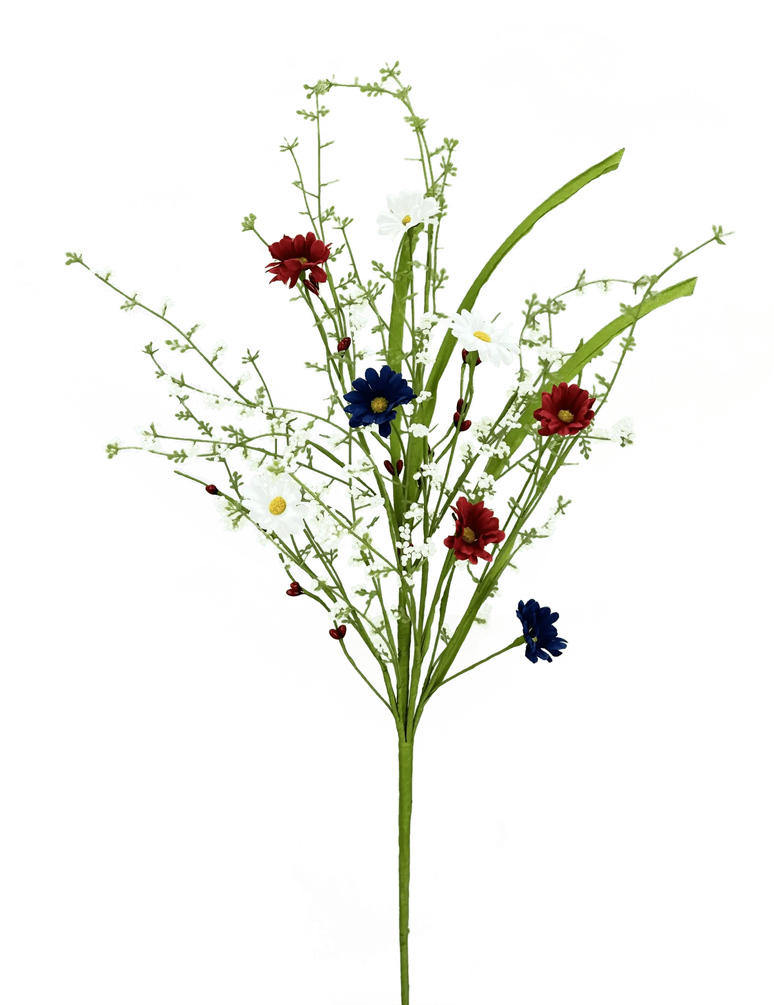 24" Patriotic Daisy Spray: Red, White, Blue - 63503RWB