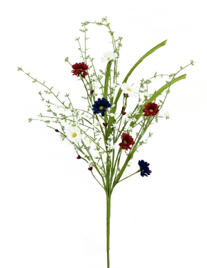 24" Patriotic Daisy Spray: Red, White, Blue - 63503RWB