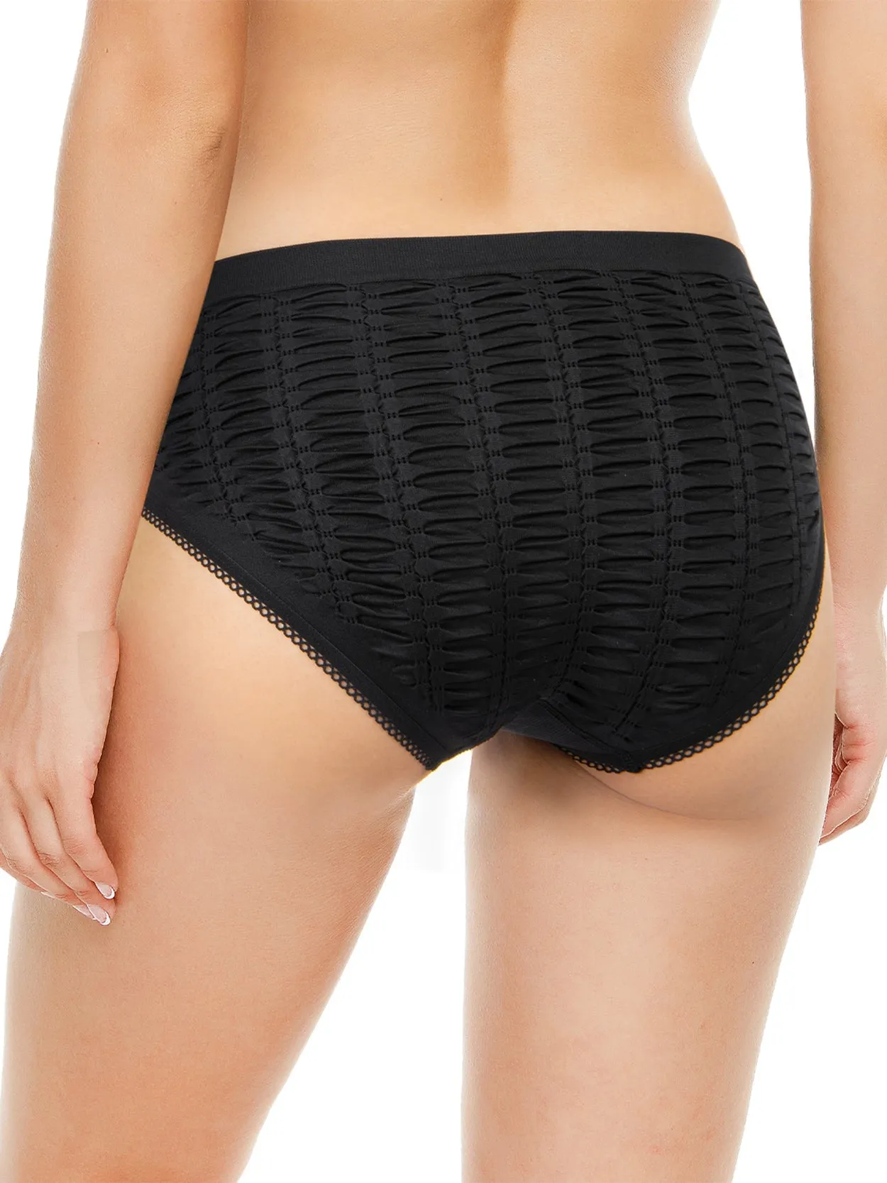3 Pack Women Panties Comfort Hipster Panty Black