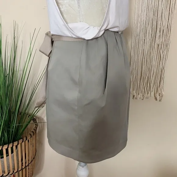 3.1 phillip lim • pleated mini skirt with tie belt