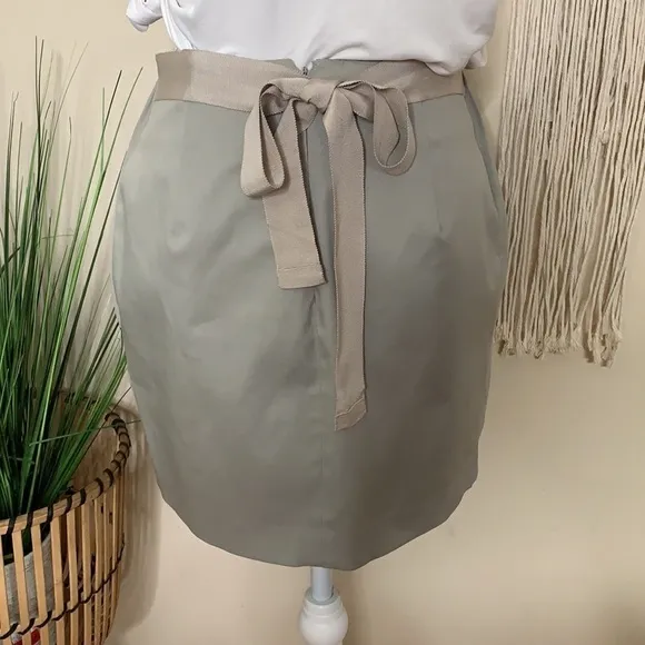 3.1 phillip lim • pleated mini skirt with tie belt