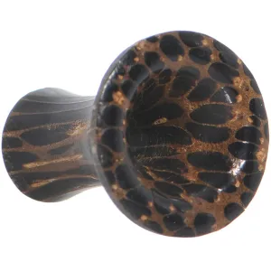4 Gauge Organic Palm Wood Trumpet Tunnel