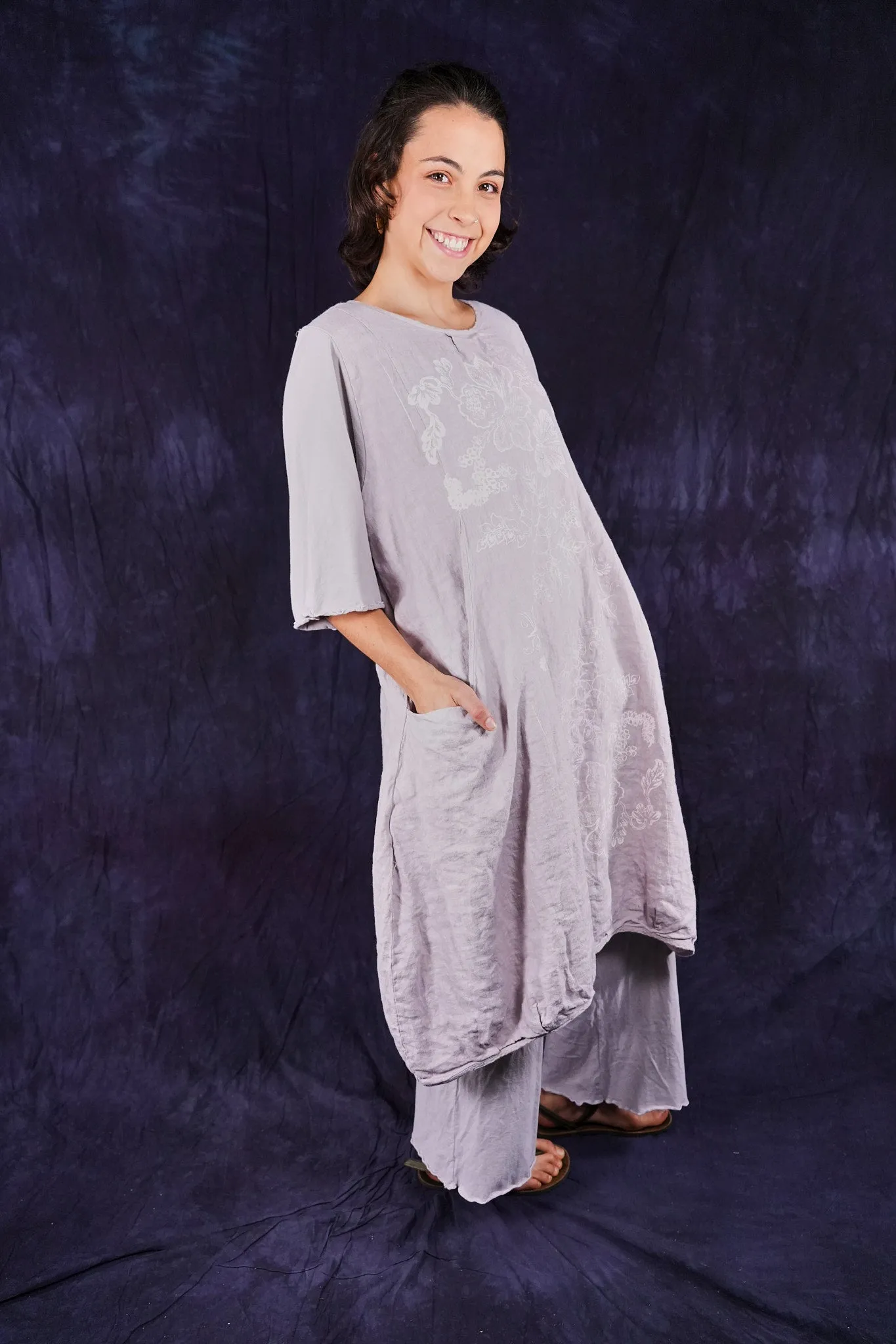 7256 Frenchtown Studio Dress Rice Paper-P