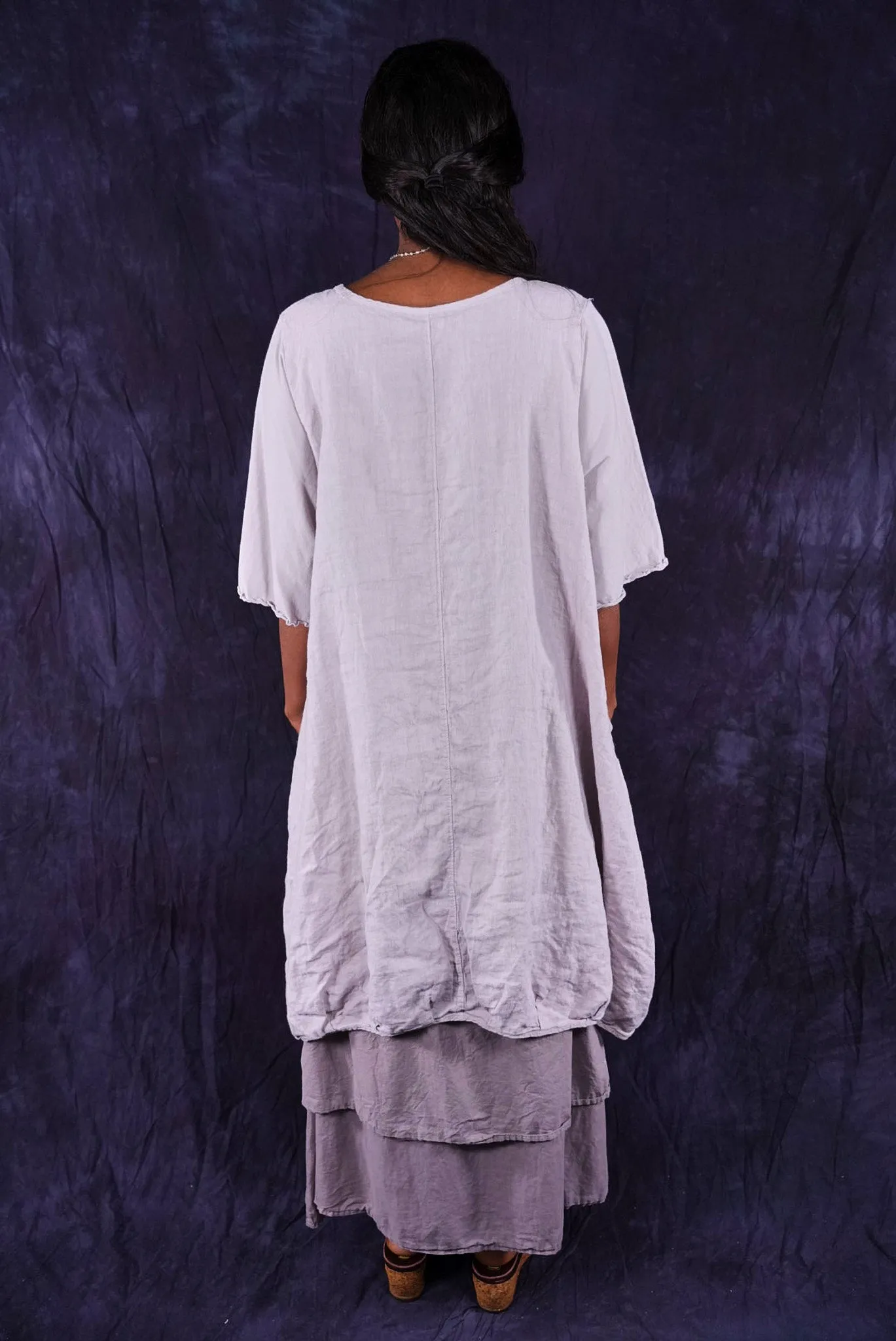 7256 Frenchtown Studio Dress Rice Paper-P