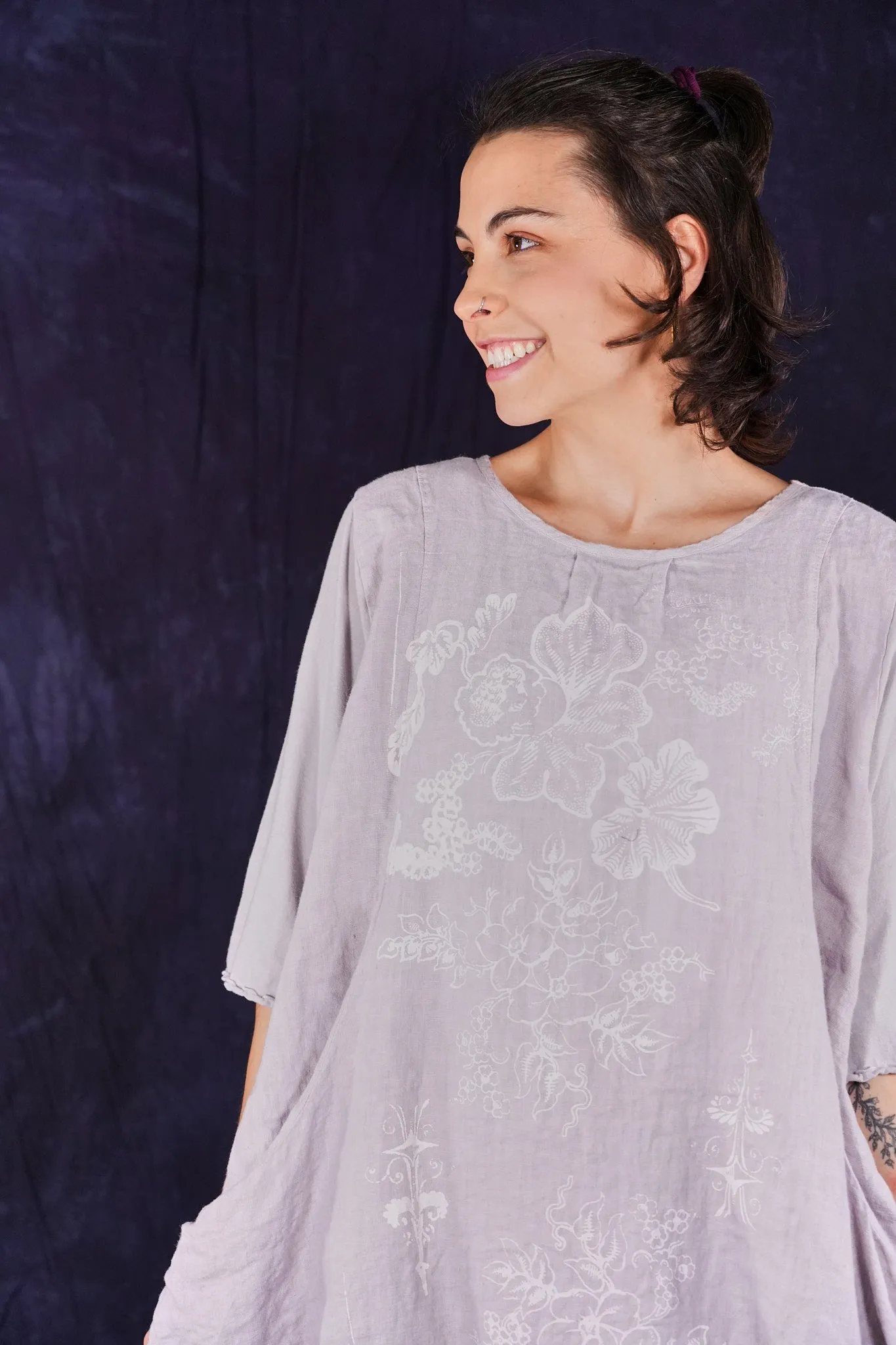 7256 Frenchtown Studio Dress Rice Paper-P