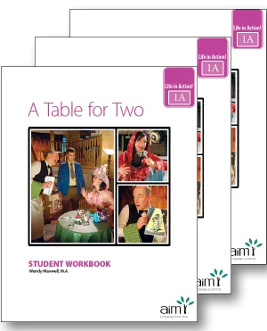 A Table for Two - Digital Student Workbooks (minimum of 20)