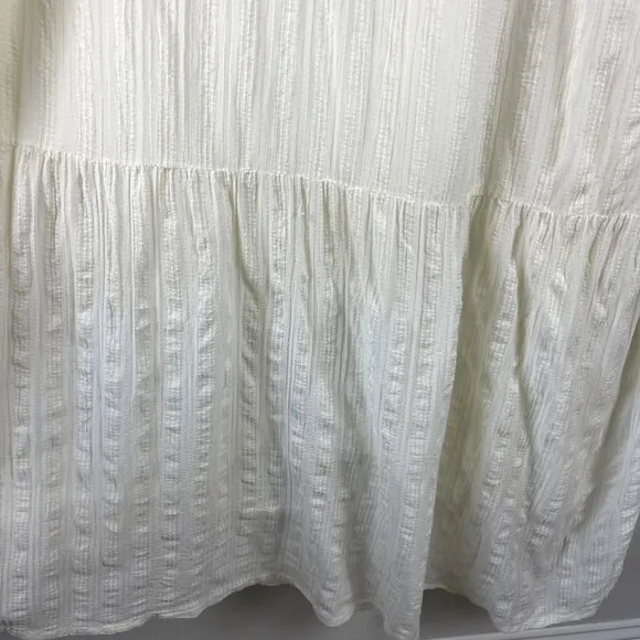 Able Jane Maxi Dress Womens 2x Ivory Antique White Long Sleeve Boho Peasant