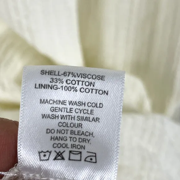 Able Jane Maxi Dress Womens 2x Ivory Antique White Long Sleeve Boho Peasant