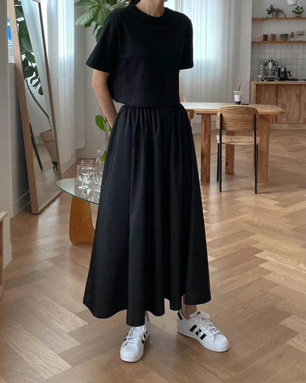 ADJANI SKIRT BLACK