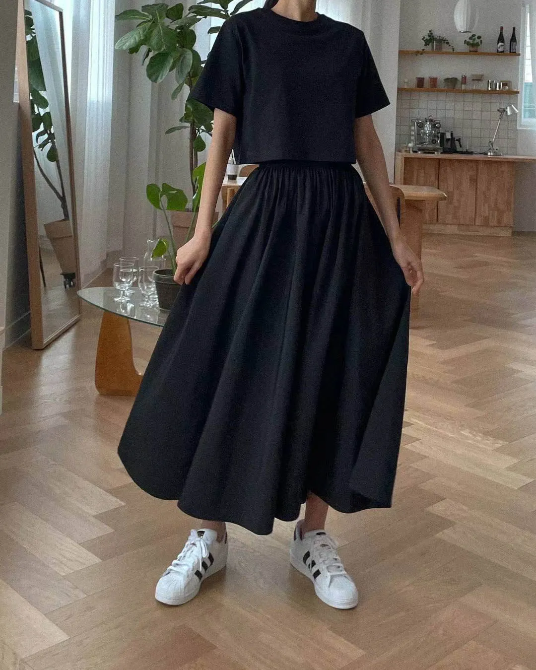 ADJANI SKIRT BLACK