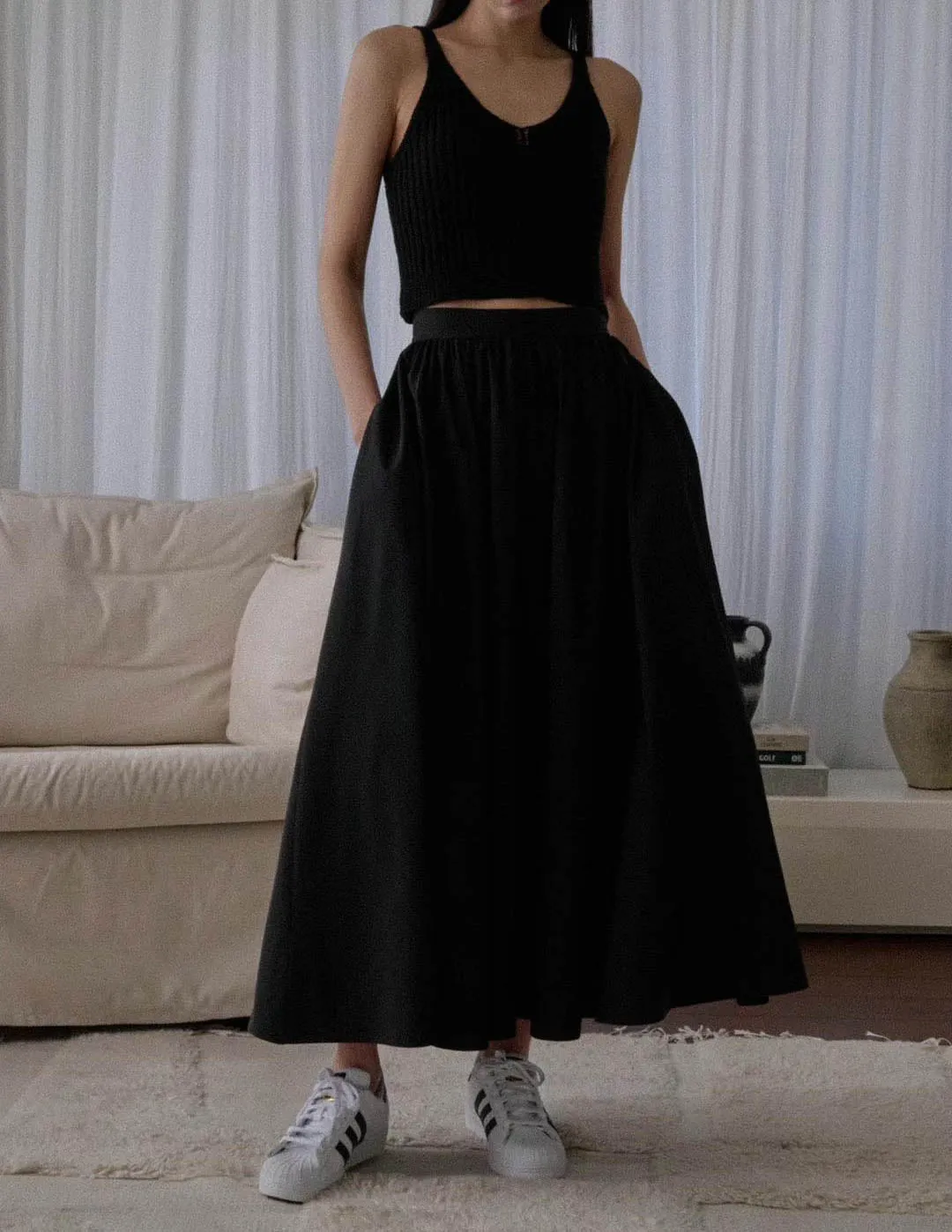 ADJANI SKIRT BLACK