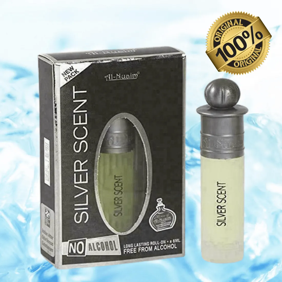 Al Nuaim Silver Scent Attar 6ml ~ New Improved