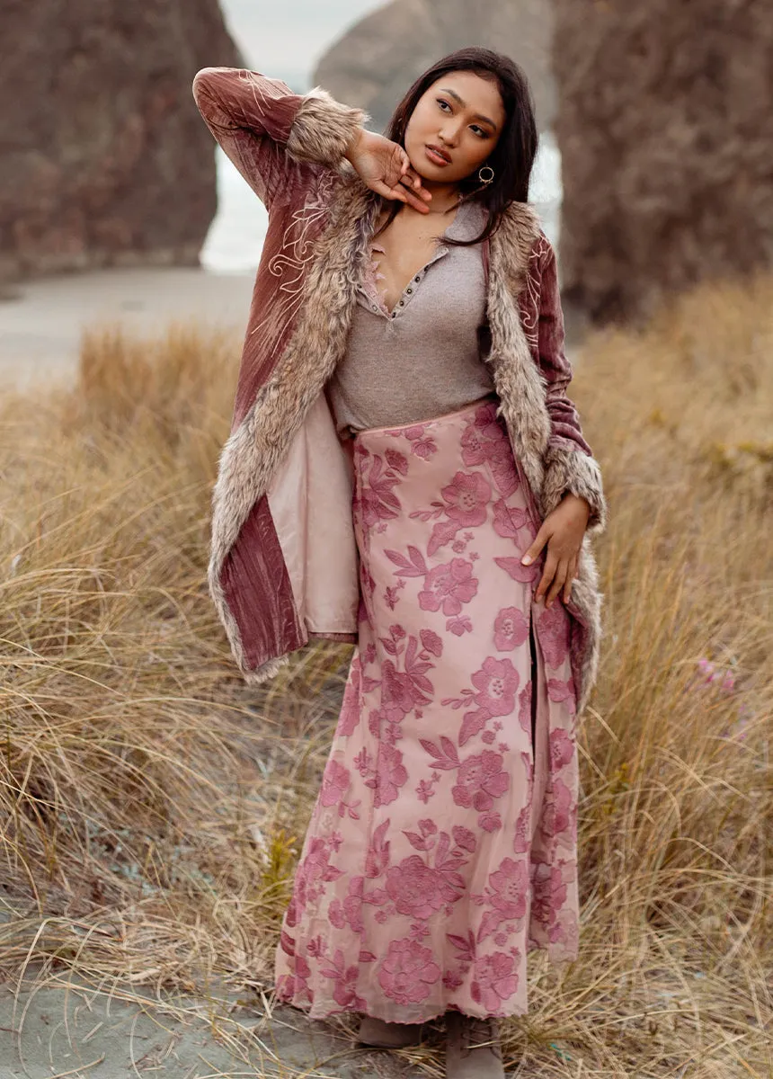 Allurah Skirt in Raisin