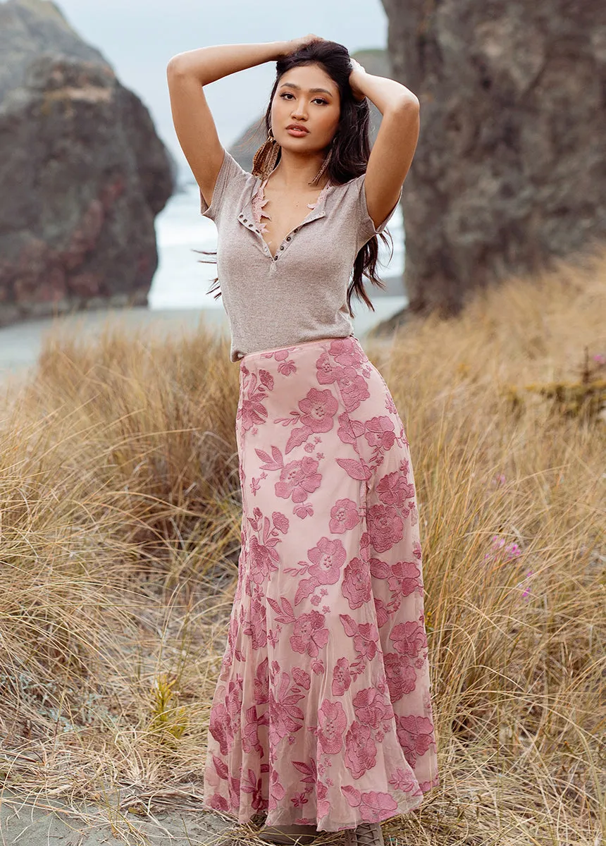 Allurah Skirt in Raisin