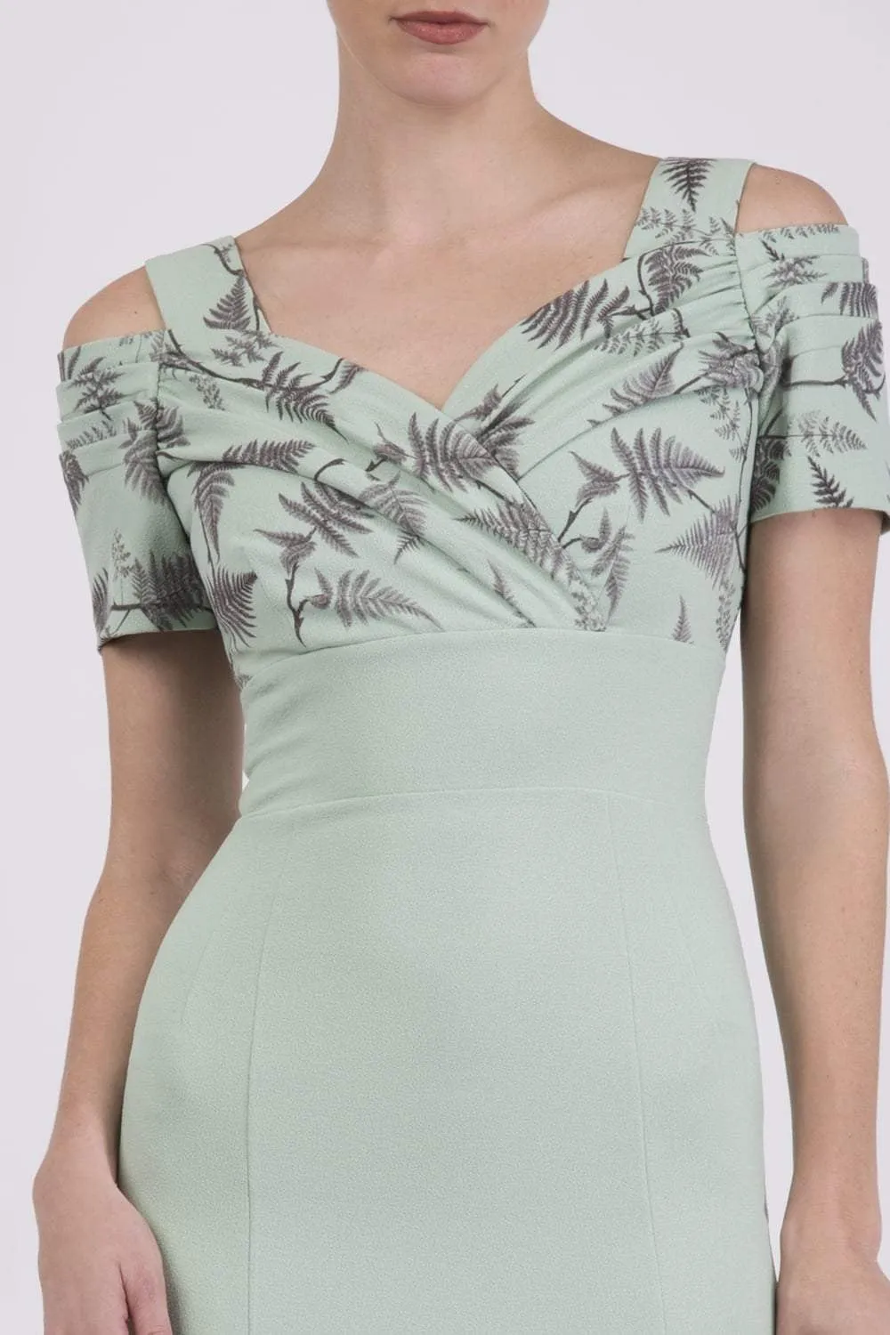 Amorette Printed Pencil Dress