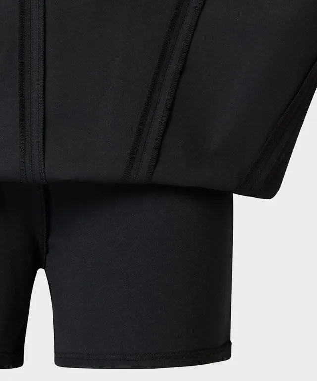 Anell Golf Cotton Flared Skirt - Black