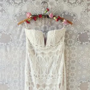 Angelic Lace Maxi Dress