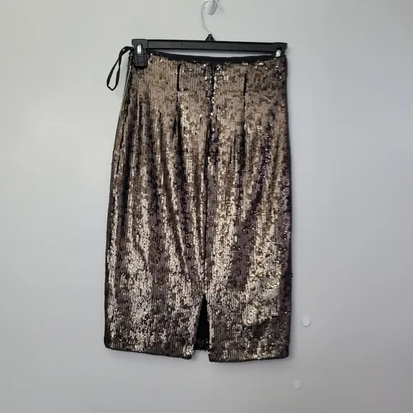 Antonio Melani Fay Stretch Sequin Straight Pencil Cocktail Party Skirt