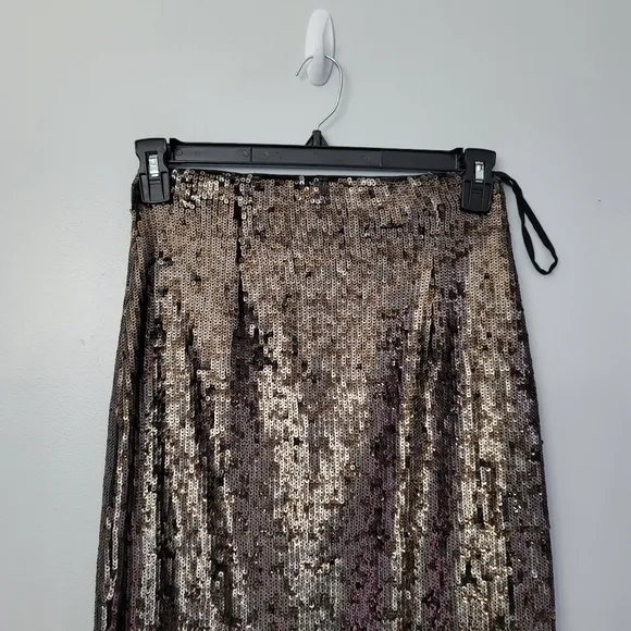 Antonio Melani Fay Stretch Sequin Straight Pencil Cocktail Party Skirt