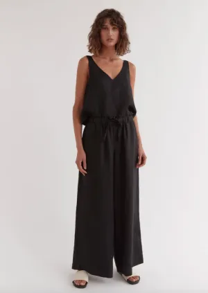 Assembly Jillian Linen Pant Black
