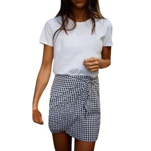 Asymmetrical Mini Skirt