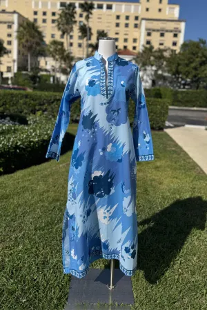 Averardo Bessi Cotton Maxi Dress in Drop 010