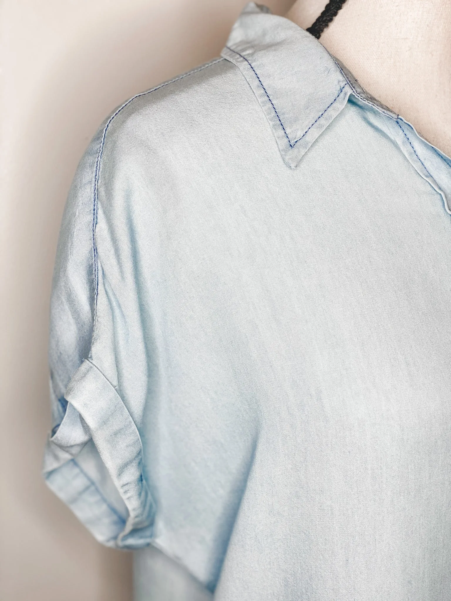 Back To Basics Chambray Dress