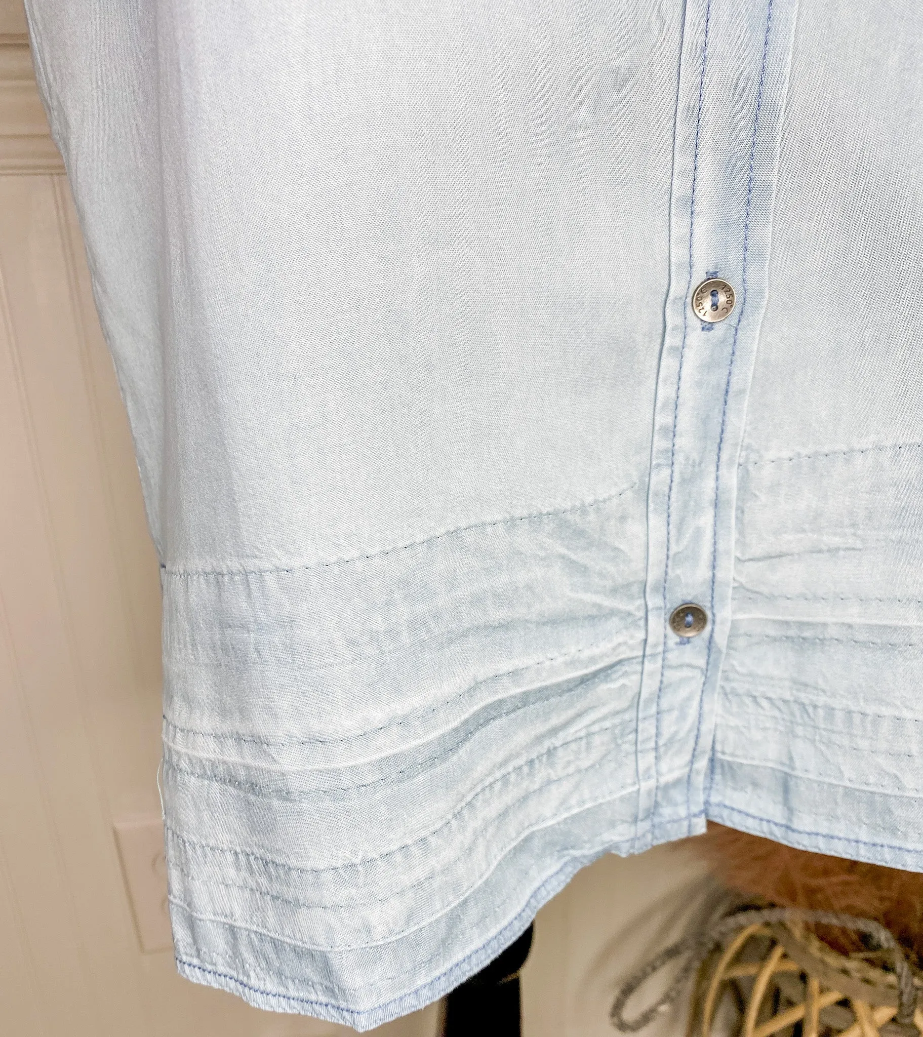 Back To Basics Chambray Dress