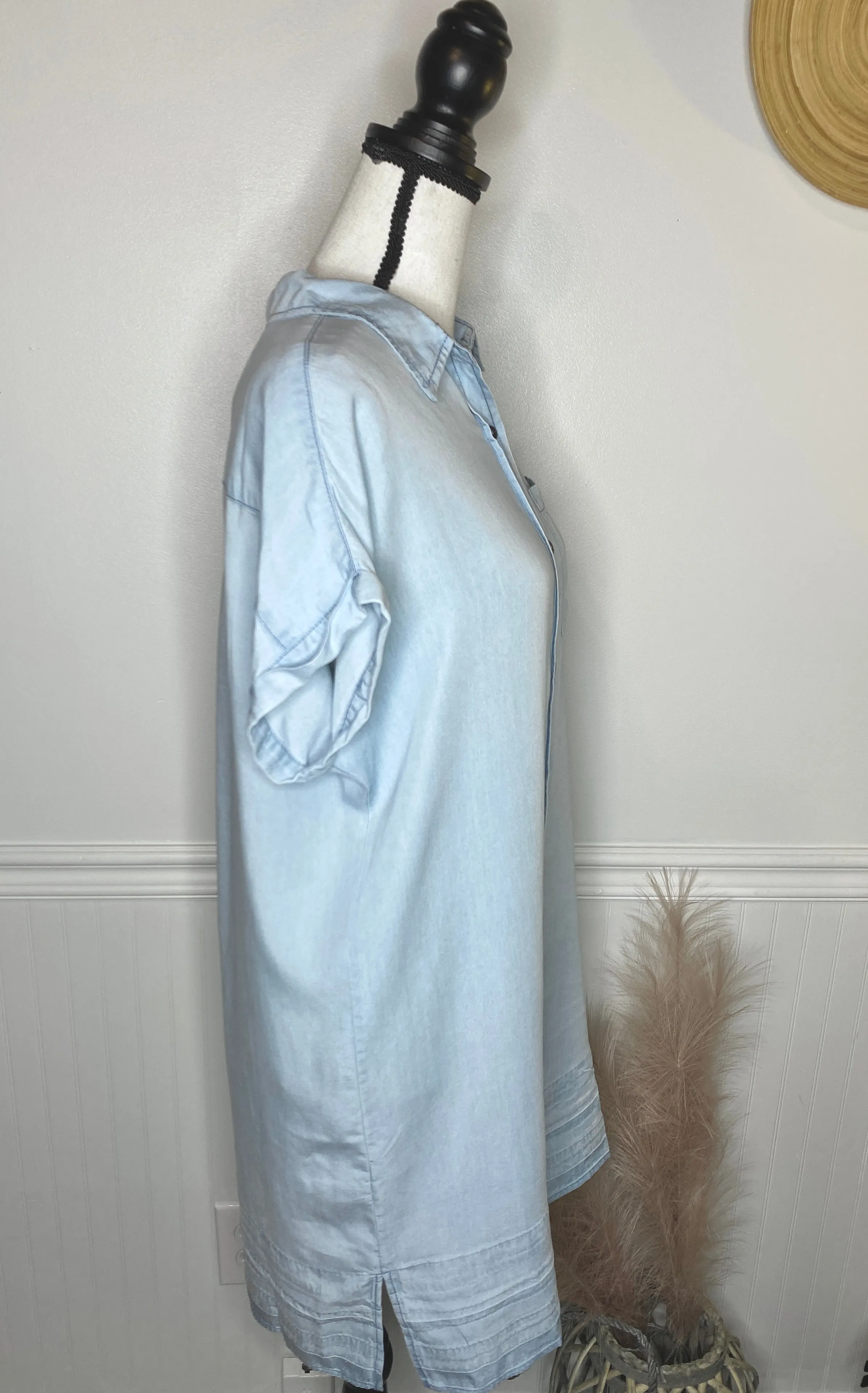 Back To Basics Chambray Dress