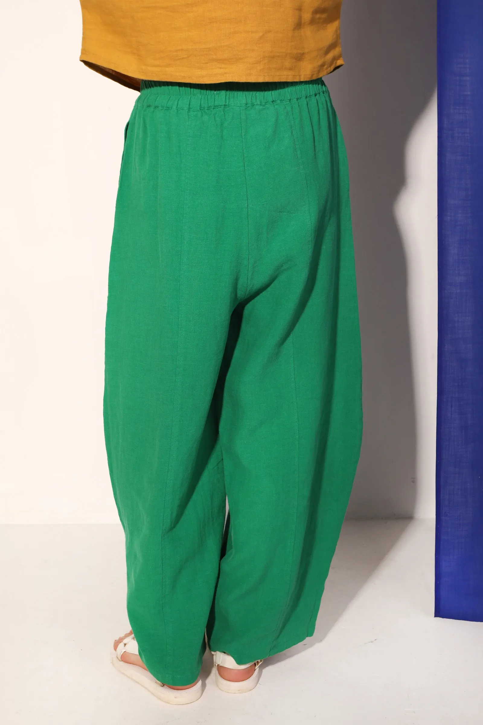 Basic Linen Trouser Grass