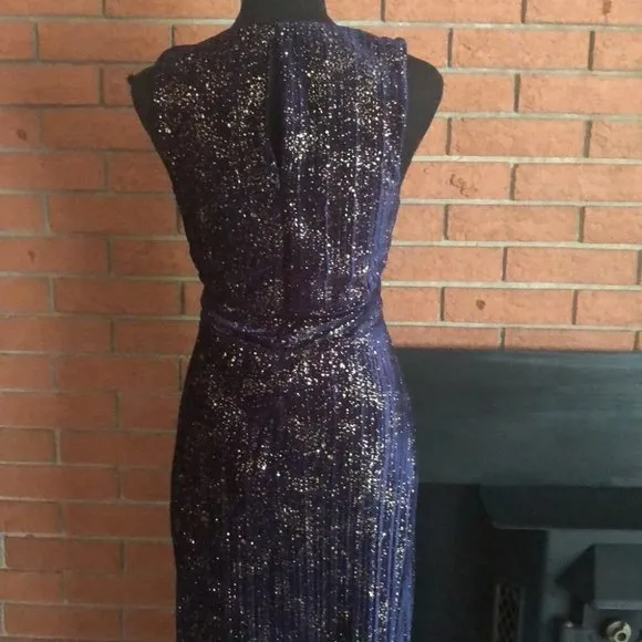 🥂BCBGENERATION🥂VELVET GLITTER MAXI DRESS🥂