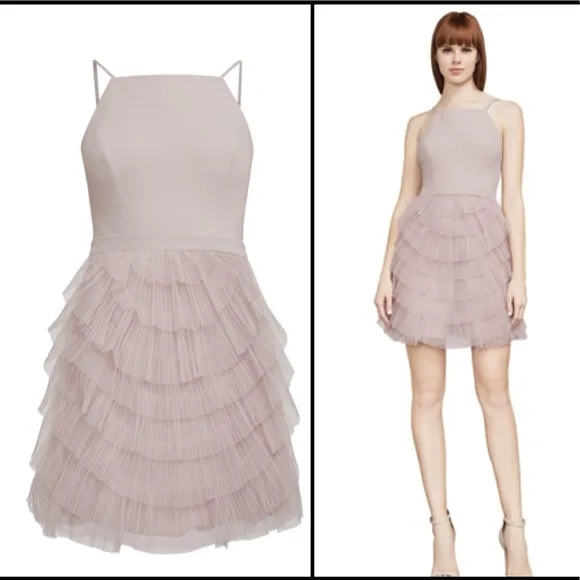 BCBGMAXAZRIA Casandra Pleated Dress