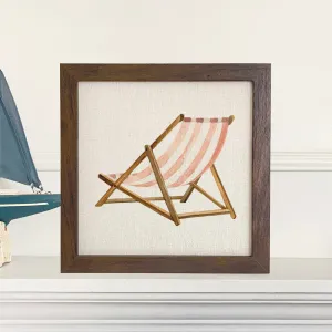 Beach Chair - Framed Sign