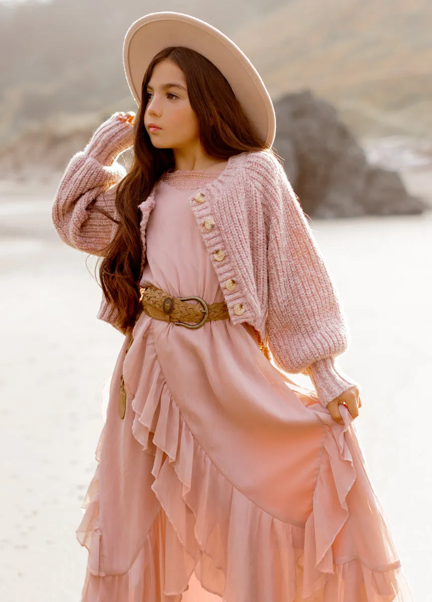 Belleann Dress in Desert Shell