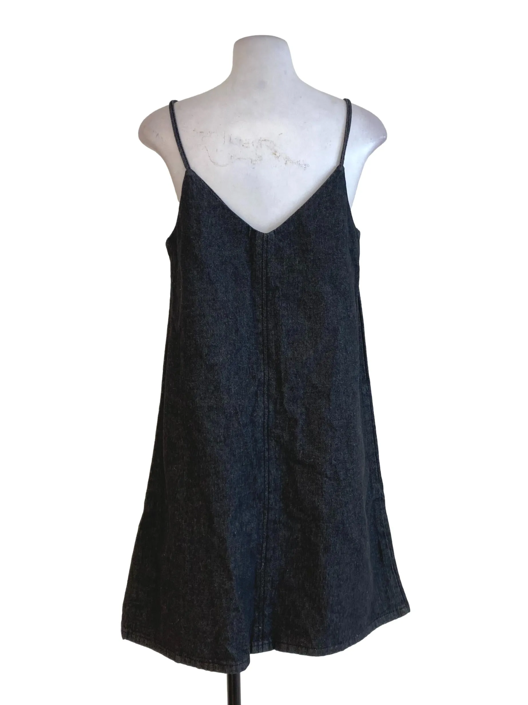 Black Denim Mini Dress