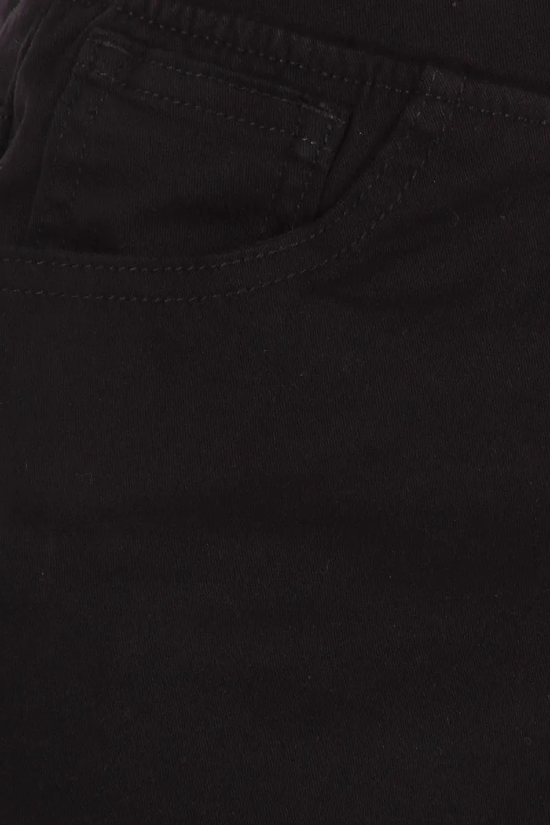 Black Denim Skirt