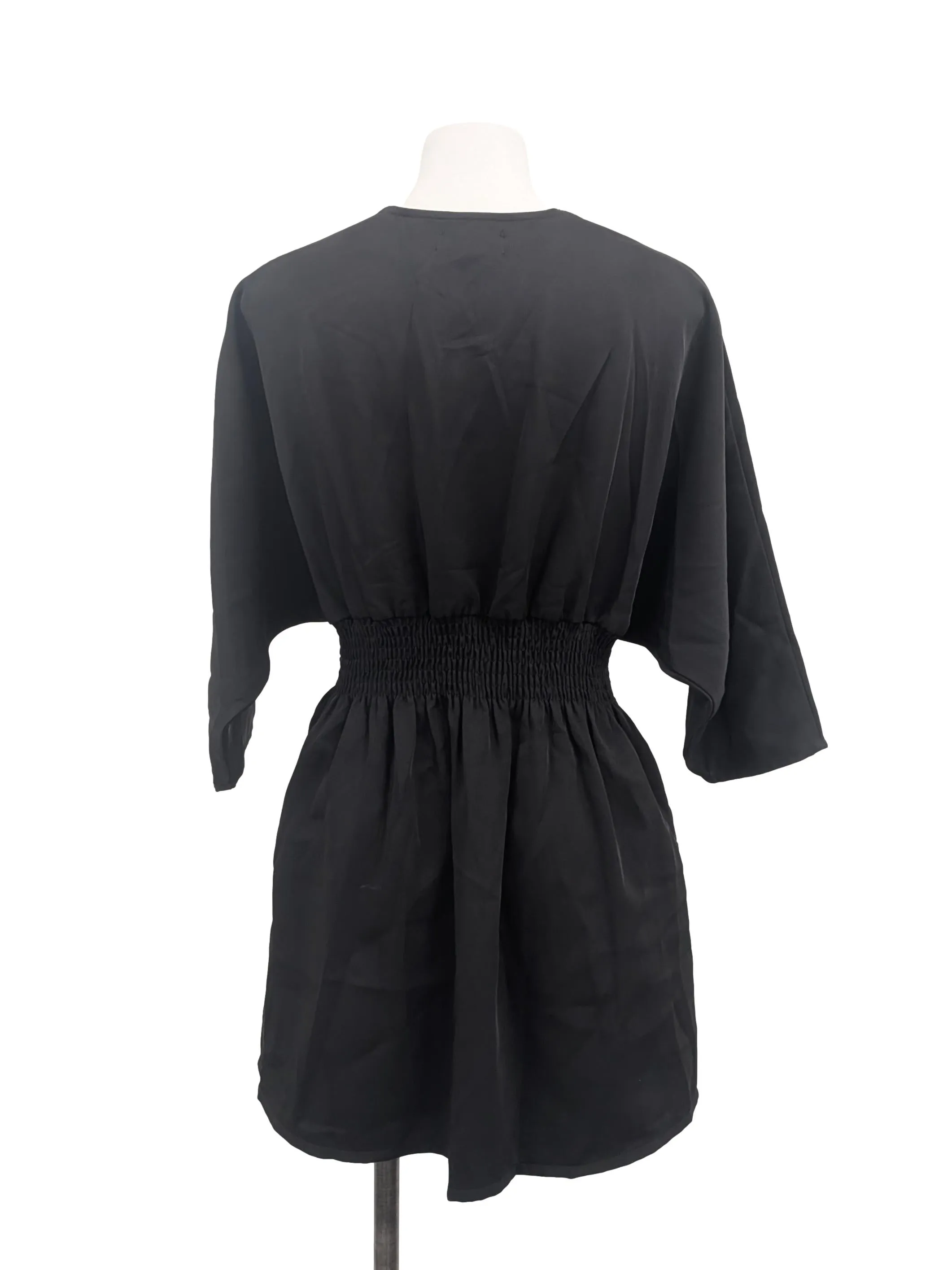 Black Half Sleeve Dress