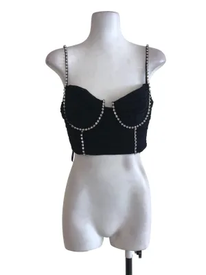 Black Pleated Top