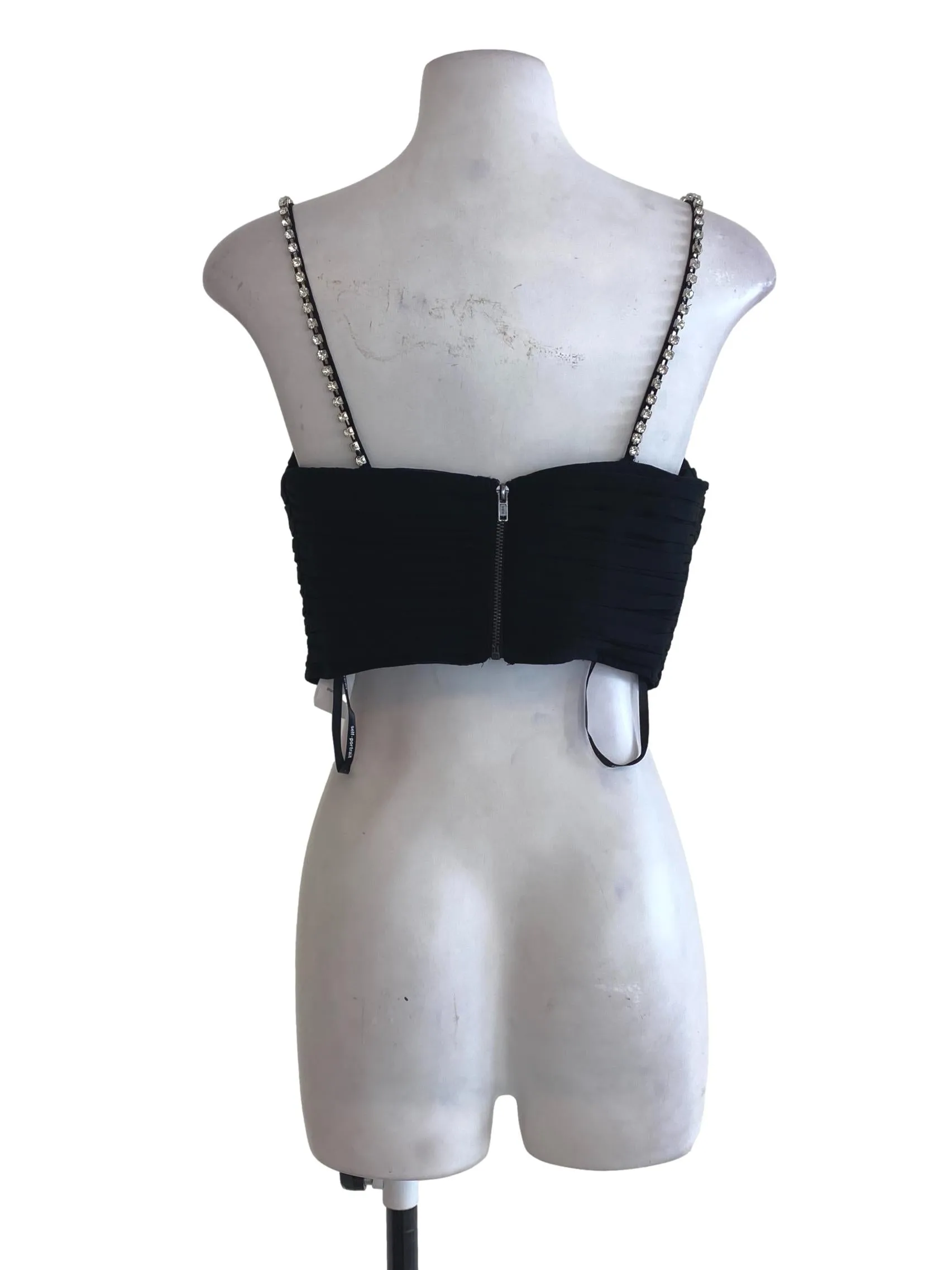 Black Pleated Top
