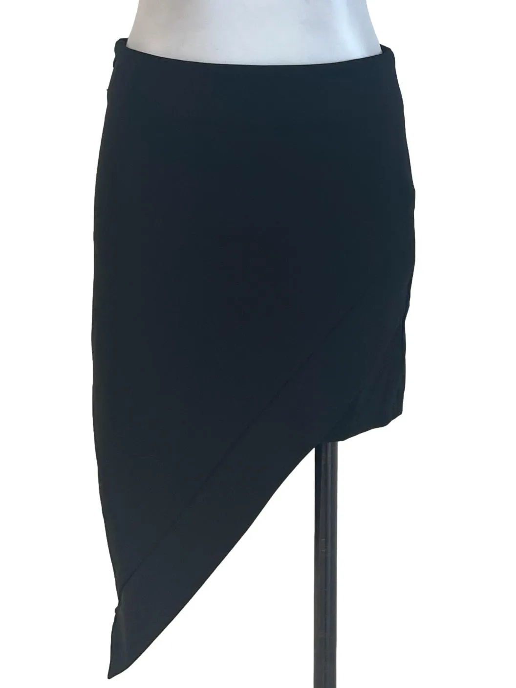 Black Side Parting Skirt
