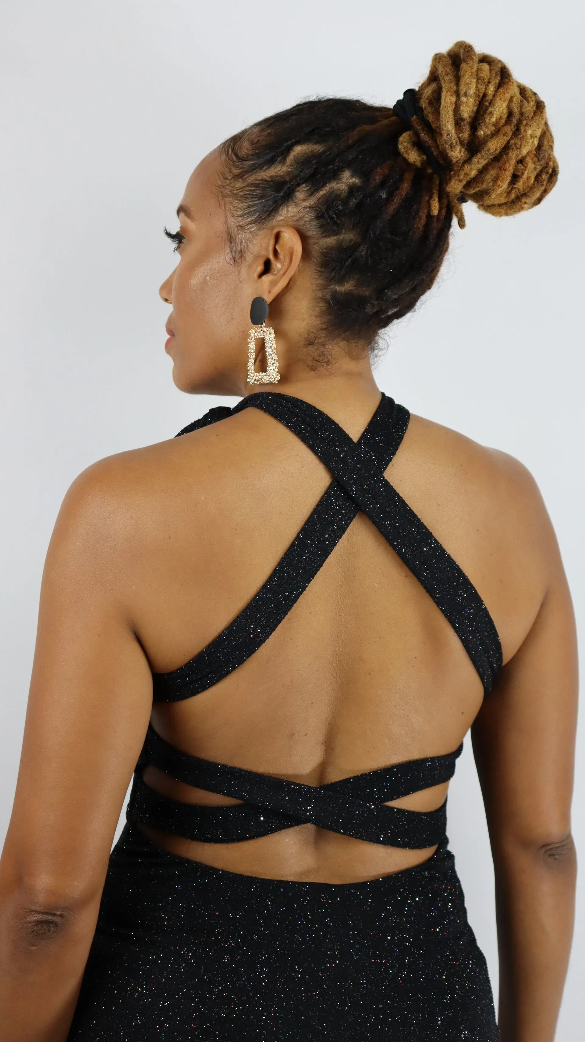 Black Tie Affair Collar Dress