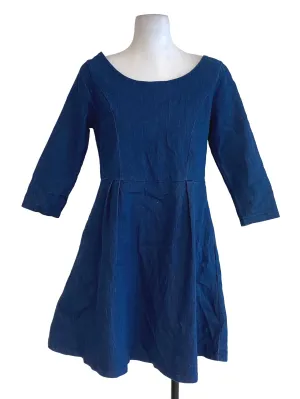 Blue Denim Empire Dress