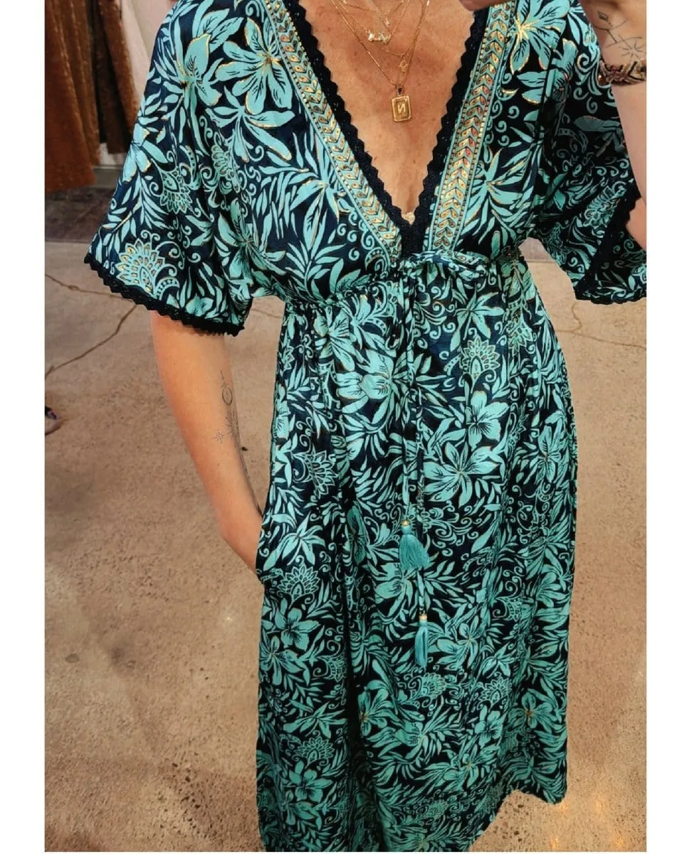 Blue Lagoon Maxi Dress