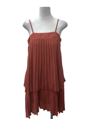 Blush Pleated Dress