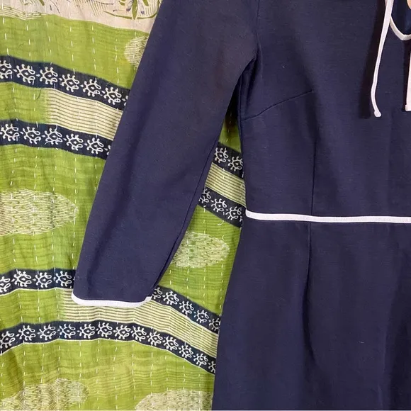 Boden Navy Layla Ponte Midi Dress Size 6