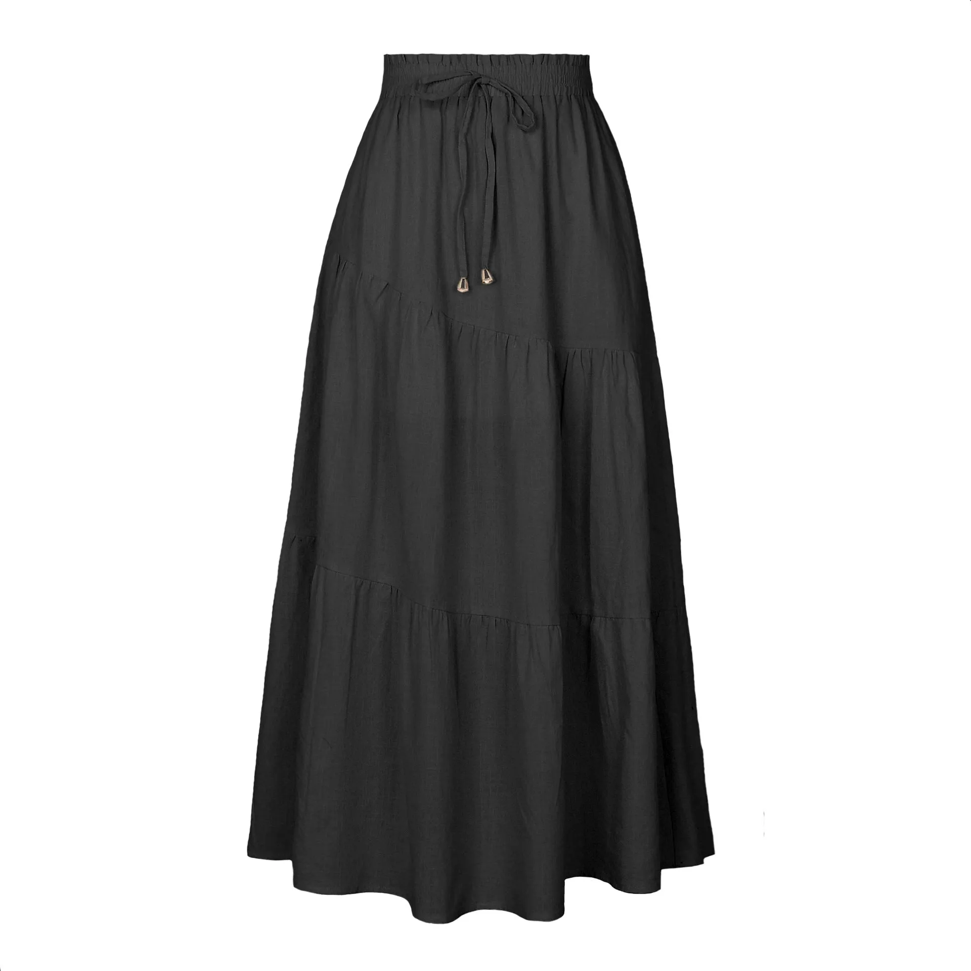 Boho Tiered Maxi Skirt
